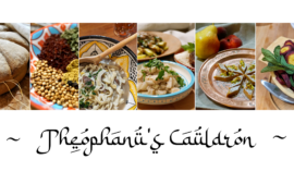 Banner for the Youtube-Channel Theophanu's Cauldron about historical food